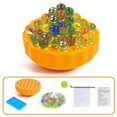 thumbnail image 1 of Feltree Glass Bead Stacking Swinging Puzzle Game, Multiplayer Interactive Board Game for Family and Kids, Portable Balance Skill Test with 60 Beads, Cards and Dice for Party Travel, 1 of 8