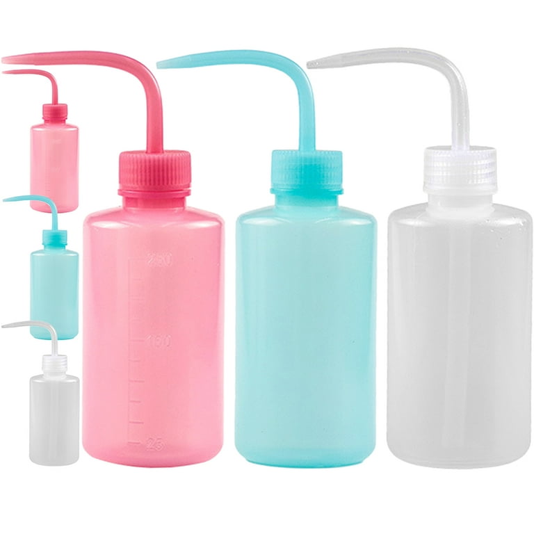 6Pcs lash washing bottle watering rinse bottle squeeze wash