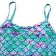 thumbnail image 2 of Baiways Girls Mermaid One Piece Swimsuit, Cute Fish Scale Beach Princess Style, 3-14 Years Old, 2 of 9