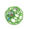 Bright Starts Oball Rattle Easy-Grasp Toy - Green, Ages Newborn Plus