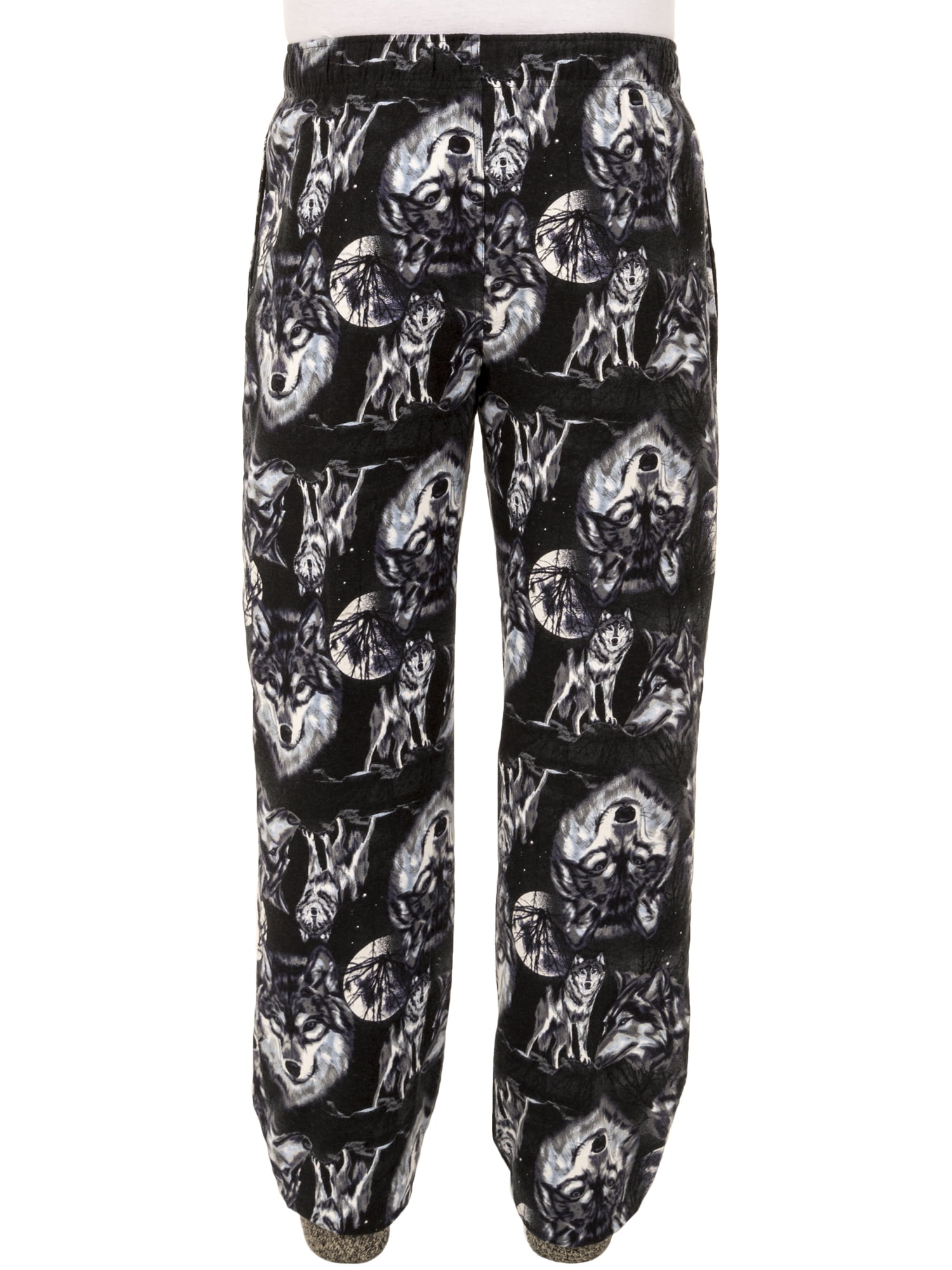 Mens wolf 2025 pajama pants