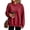 Wine, variant on IAJDKMEK Sweatshirts for Women Loose Fit Round Neck — Long Sleeve Top, Fall Tops for Women Solid Casual Wear