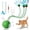 Green, variant on Kiyuycy Motion Activated Cat Toy Ball, 3 Modes USB Rechargeable Interactive Toy for Indoor Cats & Kittens