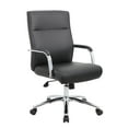 thumbnail image 6 of Boss Office Products Modern CaressoftPlus Vinyl High Back Conference Executive Chair, Black, 6 of 8