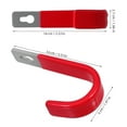 thumbnail image 2 of ETHZZLE Garage Wall Utility Hooks 1Set And Pvc Anti Slip Coating For Bicycles Cables Hoses Shovels, 2 of 7