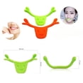 thumbnail image 4 of Visland Personal Face Trainer, Smile Beauty Exerciser Facial Smile Maker Trainer Forming Mouth Exerciser for Muscles Stretching Lifting Exercise Lips Trainer(Green, 3 Pcs), 4 of 5
