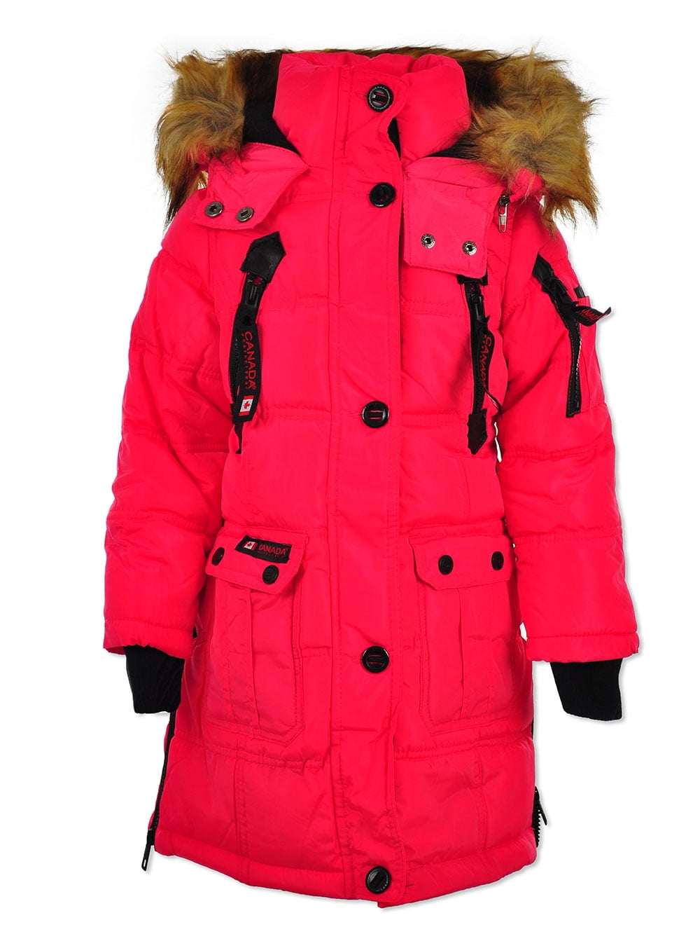 Canada Weather Gear Canada Weather Gear Girls' Quilted Seam Insulated