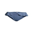 thumbnail image 5 of Time and Tru Women's Solid Novelty Eyelet Textured Scoop Swimsuit Bottom, 5 of 5