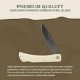 thumbnail image 4 of Roper Folding Lockback Tumbleweed White Bone Pocket Knife, 3.5", 4 of 6