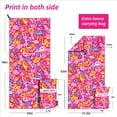 thumbnail image 5 of 4Monster Microfiber Beach Towel, Quick Dry Lightweight Towel, Large, Redfish, L, 5 of 6