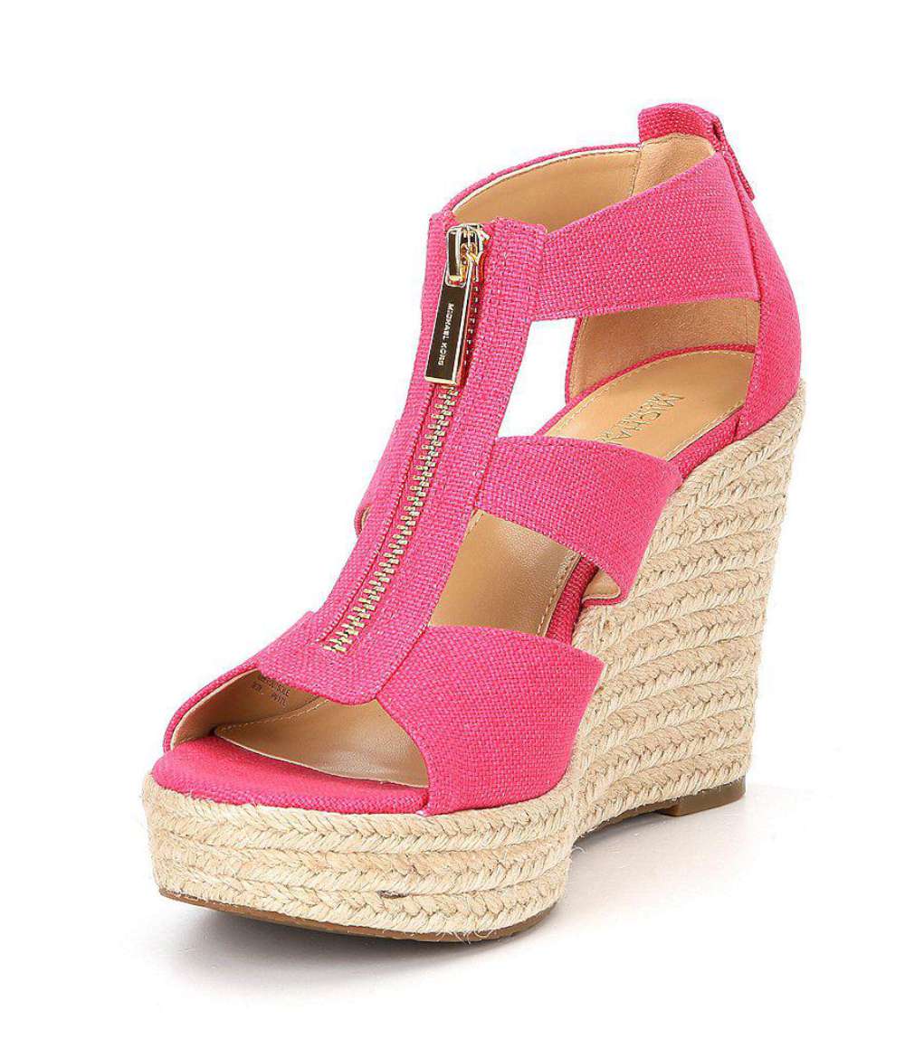 michael kors damita wedge white