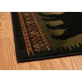 thumbnail image 3 of United Weavers Essence Kodiak Lodge Black Woven Polypropylene Area Rug, 3 of 4