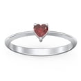 thumbnail image 2 of Bague Pierre de Naissance Cœur - Grenat (Janvier), 2 of 6