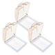 thumbnail image 1 of Adhesive Outlet Covers 3pcs Weatherproof Plug Protectors Self Adhesive Wall Protection for Bathroom Living Room Bedroom, 1 of 3