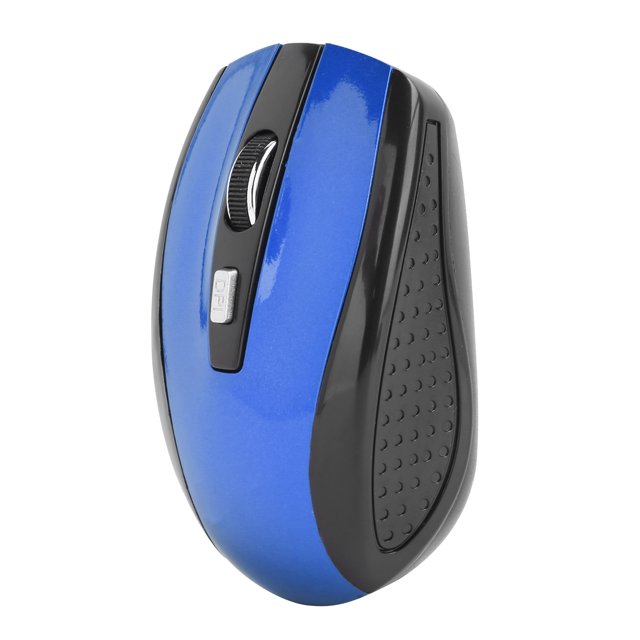 2.4G Office Mouse, Wireless Mouse 1600DPI Micro- Scroll Wheel Portable 6 Buttons For Computers And Laptops For Notebook PC Laptop, Computer, Desktop Blue