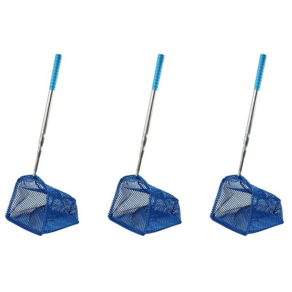 3X Portable Telescopic Scoop Net Table Tennis Picker Net Table Tennis Picker Container Training Tool for