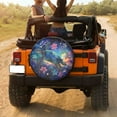 thumbnail image 3 of KAKALAD Sea Turtle In The Stars Spare Tire Cover Universal Car Vehicle Tools For Rv SUV Truck Camper Travel Trailer Accessories Buckle 15” Inch, 3 of 6