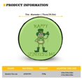 thumbnail image 5 of Yuyamidu Frog Spare Wheel Tire Cover Green Leaf Wheel Spare Tire Covers St. Patrick's Day Spare Tire Cover Wheel Protector for SUV, Camper, Truck, RV, Travel Trailer, 5 of 5