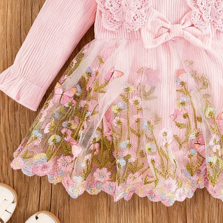 winter dress 3 6 months Baby Girl Christmas Dresses 3-6 Months Baby Girls Comfortable Casual Cute Santa Claus Print Christmas