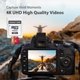 thumbnail image 4 of [5 Años Gratuitos de Recuperación de Datos] Gigastone 256GB Tarjeta Micro SD, Grabación de 4K video para GoPro, Cámara de Acción, DJI, Drone, Nintendo-Switch, 100/60MB/s Lec/Esc, UHS-I U3 A2 V30 C10, 4 of 5