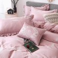 thumbnail image 4 of Colored Pheasant Feather Long-Staple Cotton Bedding Bed Set Embroidery Bed, 4 of 6