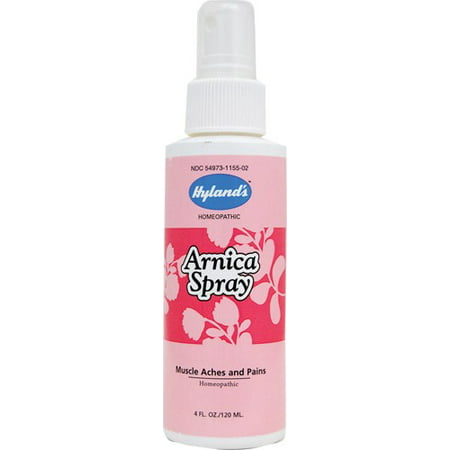 Hyland's Spray Arnica, secours homéopathique naturel de meurtrissures, Courbatures Muscle et douleurs, 4 Onces