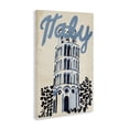 thumbnail image 2 of Stupell Industries Modern Blue & Beige Italy Travel Canvas Art, 20 x 30, by Annabelle Hall, 2 of 8