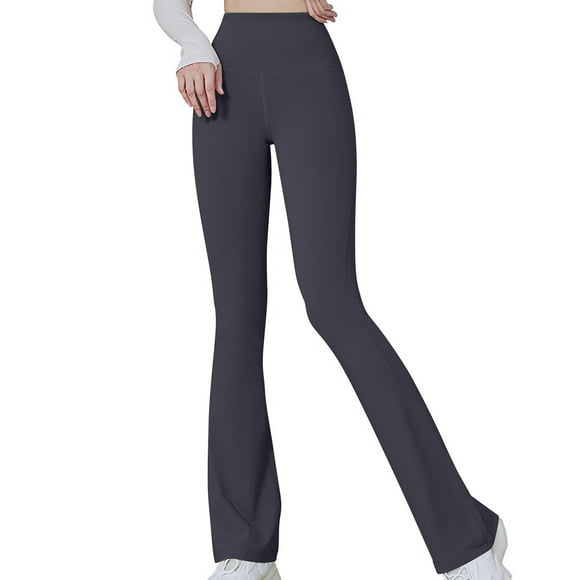 AherBiu Flare Leggings for Women Yoga Pants Stretchy Bell Bottom Sports Gym Legging Trousers