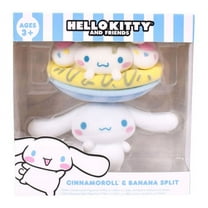 Sanrio Hello Kitty And Friends Figurine Set 5” Cinnamoroll & Banana Split Resin Figurines,Set of 2