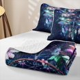 thumbnail image 4 of Homewish Boho Dragonfly Twin Quilt Set,Hippie Dreamcatcher Twin Coverlet Set,2 Pieces, 4 of 7