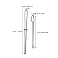 thumbnail image 2 of REOFLYUP Sewing Accessories Tool 2pcs Iron Silver For Drawstring Insertion At Home, 2 of 8