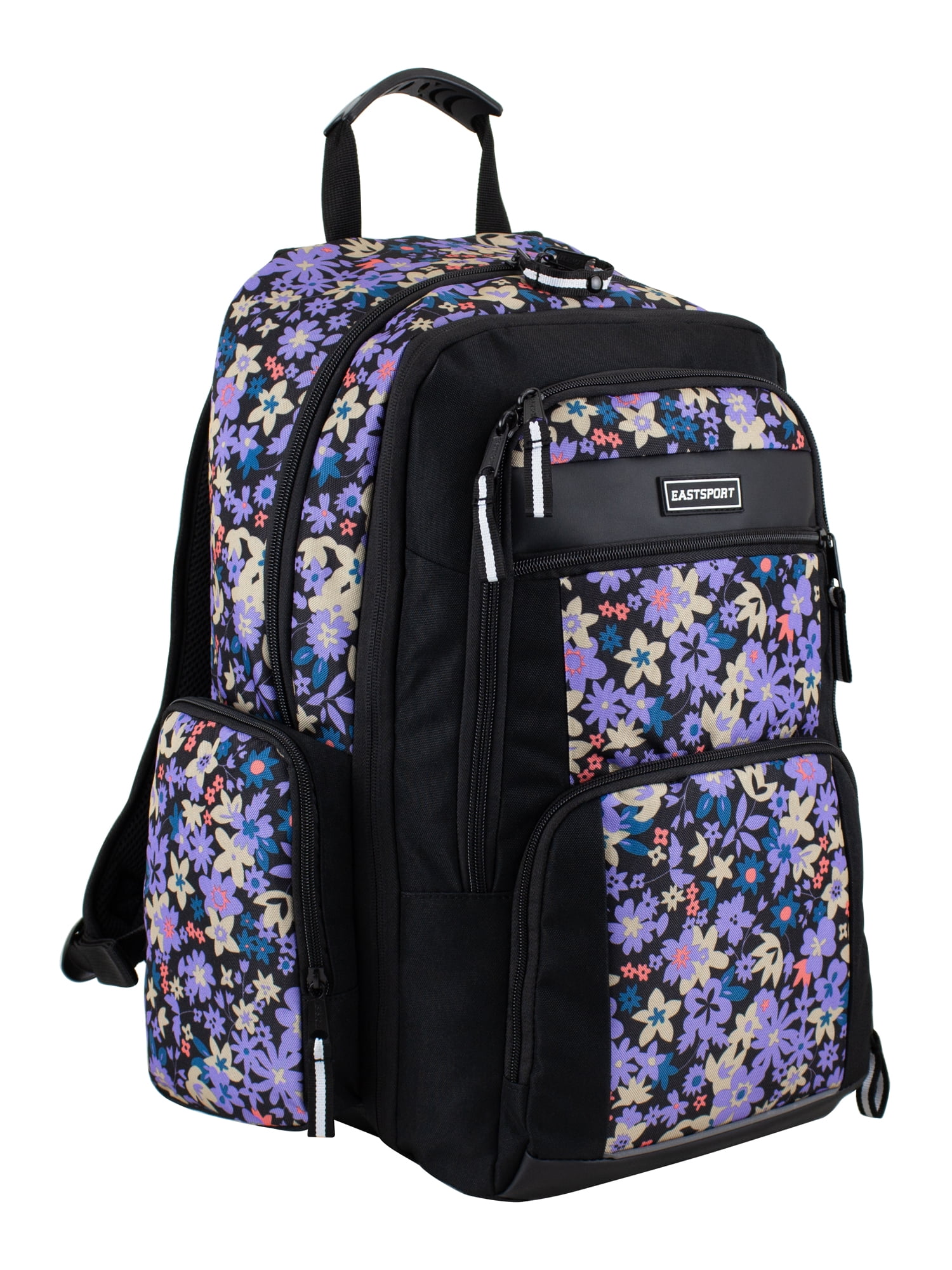 Eastsport Recycled Expandable Raptor Backpack, Deep Ditsy