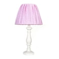 thumbnail image 1 of Glenna Jean Flossie White Lamp with Pink Shade, 1 of 1