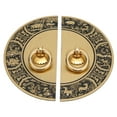 thumbnail image 1 of Tiradores De Gabinete Antiguos, Patrón único Resistente A La Decoloración, Tiradores De Anillo Para Gabinete De Instalación Con Tornillos, Panel Redondo Decorativo Para, 1 of 7