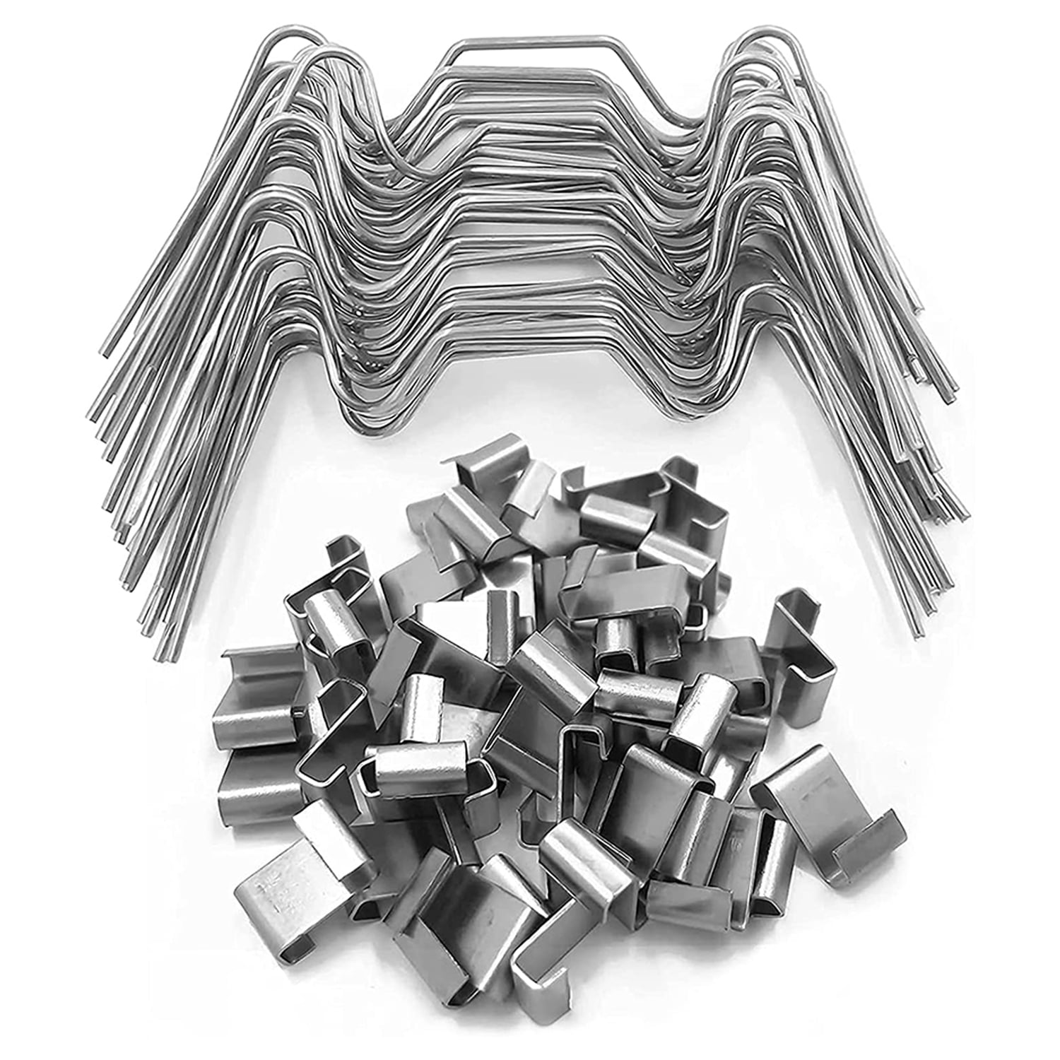 Greenhouse Glass Plate Holder Clip for Double Hall Mesh Panel Weatherproof Repair Kit Spring