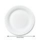 thumbnail image 2 of Escurridor de platos de 3 niveles con capacidad para 24 platos, estante de cocina para secar platos, 50 platos de papel desechables de 6 pulgadas, color blanco, para fiestas, bricolaje, 2 of 6