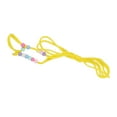 thumbnail image 2 of Correa de tracción para reptiles, diseño de cuentas ajustables seguras, cuerda de tracción para animales pequeños para lagarto, conejillo de indias, hámster, amarillo, 2 of 5
