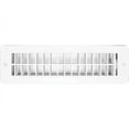 thumbnail image 2 of RV Designer Heating/Cooling Register H851 Heating/Cooling Register; Rectangular; 10 Inch x 2-1/4 Inch; With Damper; White; Plastic, 2 of 4