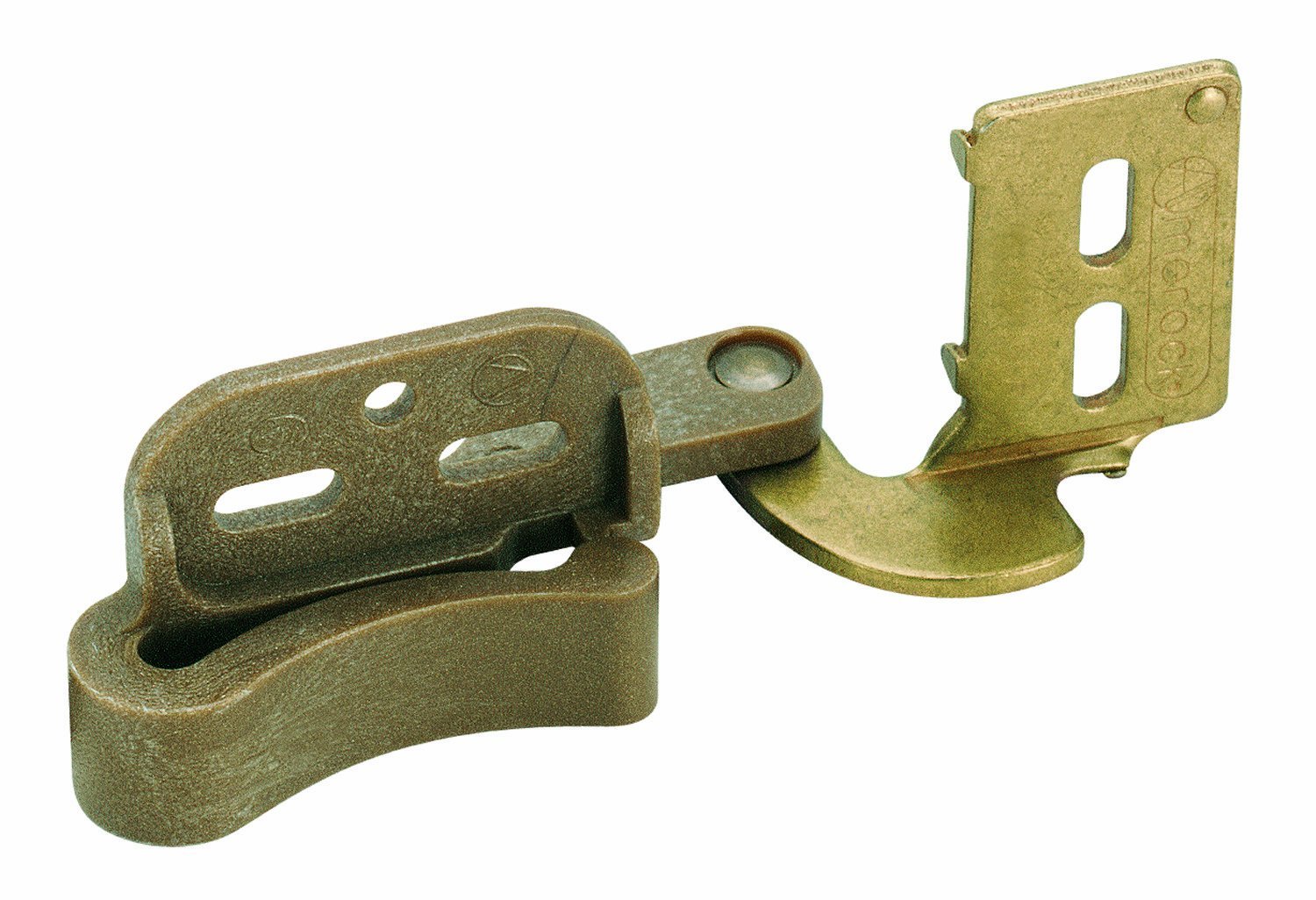 Amerock cm2605wbb Burnished Brass Marathon Knife Door Hinge 1/2