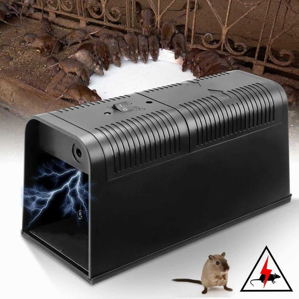 Efficient Rodent Management Solution, Rechargeable Lithium Battery-Powered Indoor Electronic Humane Mouse Trap For Reliable Protection