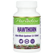 Paradise Herbs Hawthorn, 60 Vegetarian Capsules