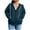 Navy, variant on Tdoqot Womens Plus Size Hoodies Front Zipper- Long Sleeve Casual Loose Classic Sweatshirt Gray Size XL