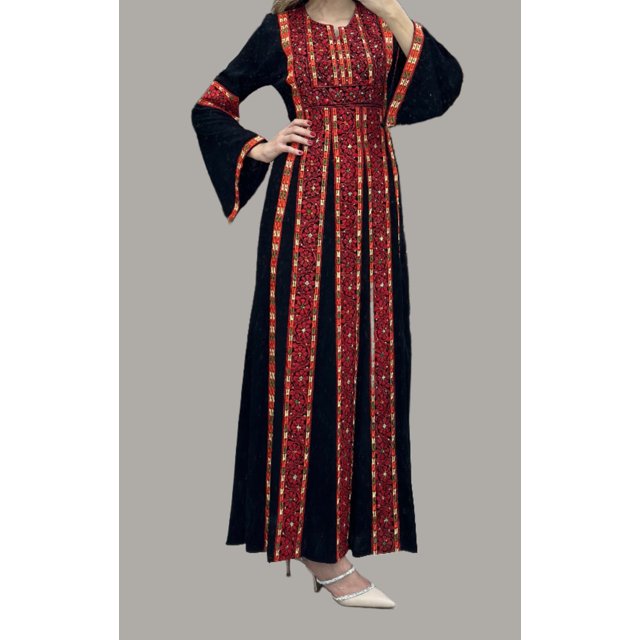 The Traditional Tatreez Embroidered Palestinian Thobe