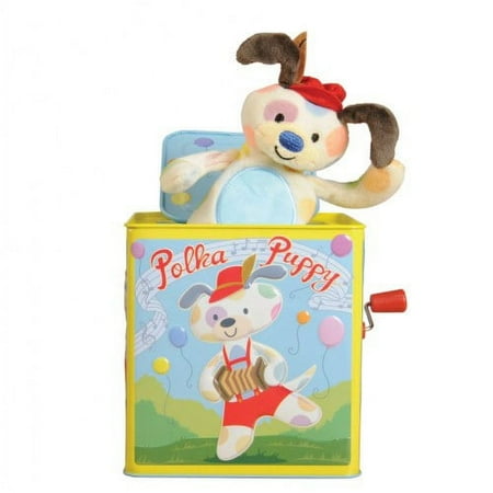 UPC: 0019649233793 | Schylling Polka Puppy Jack in the Box Novelty Toy