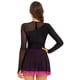thumbnail image 5 of Trajes de baile lírico de ballet para mujer, vestidos transparentes con purpurina y diamantes de imitación, vestidos de patinaje artístico de manga larga, ropa de baile, 5 of 5