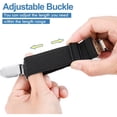 thumbnail image 3 of 6 Pack Adjustable Elastic Pant Waist Tighteners, No Sew Belt Clips for Loose Pants, Jeans, Skirts & Shoes, 3 of 6