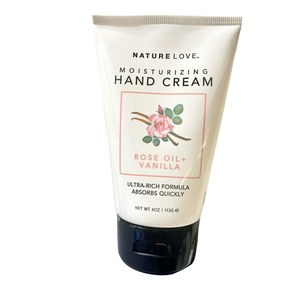 Nature Love Moisturizing Hand Cream Rose Oil + Vanilla UltraRich