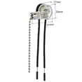 thumbnail image 3 of Unique Bargains Pull Chain Switch On-Off ZE-109 for Ceiling Fan Lamp Light Clear Silver 2Pack, 3 of 6
