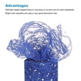 thumbnail image 3 of 6 Inch Wide Lace Sequin Tulle Ribbon Rolls Glitter Netting Fabric 10 Yards for Skirt Sewing Christmas, Blue, 3 of 5