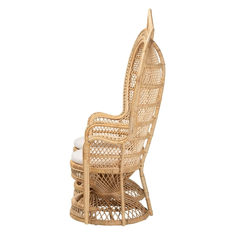 Rattan two seater chair discount